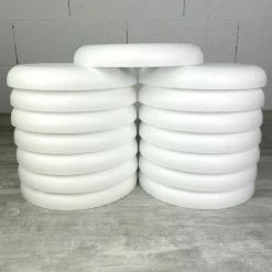 Tout neuf 🛒 Lealoo® Anneau Polystyrène Lot De 15 Demi Anneaux De 25 Cm En Polystyrène, Couronne à Dos Plat, Haute Densité 🥰