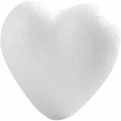 Acheter ✨ Creativ Company Coeur Polystyrène Lot De Coeurs En Polystyrène à Décorer 6 Cm - 50 Pcs 👏