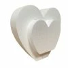 Grosses soldes 👏 Lealoo® Supports Divers En Polystyrène Support En Polystyrène Double Coeur, 25 X 25 Cm, Intérieur Creux, 2 Parties ⌛