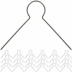 Bon marché 🌟 Graine Créative Déco à Suspendre Diverses Attache Pour Polystyrène Métal Argenté X 25 💯