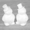 De gros 🎁 Lealoo® Supports Divers En Polystyrène Lot De 2 Bonhommes De Neige Avec Chapeau Haut De Forme En Polystyrène, Haut. 17 Cm, Largeur 8 Cm, à 🎉