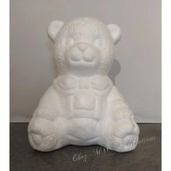Offres 😍 La Fourmi Unicraft Supports Divers En Polystyrène Nounours Assis 16 Cm Polystyrène ⭐