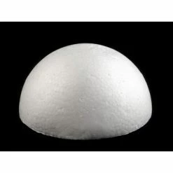 Remise ❤️ Czech Beads Exclusive Supports Divers En Polystyrène 1pc Blanc De Bricolage Polystyrène Hémisphère Ø19cm, De L'Artisanat De La Mousse De Noël, Les Arts, 🔥