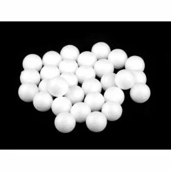 Grosses soldes ✨ Czech Beads Exclusive Supports Divers En Polystyrène 1bag Blanc Des Balles De Polystyrène De Bricolage Ø2cm, Ornement De Noël De Noël, Les Arts, Les Four 🤩