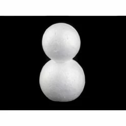 Bon marché 😉 Czech Beads Exclusive Supports Divers En Polystyrène 1pc Blanc De Bricolage Bonhomme De Neige En Polystyrène 6.7x11.5cm, De L'Artisanat De La Mousse, Des ⌛