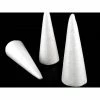 Tout neuf 🥰 Czech Beads Exclusive Supports Divers En Polystyrène 1pc Blanc De Bricolage Polystyrène Cônes 9.5x24.5cm Solide, Décorations De Noël, Des Arts, De Fourni 👍