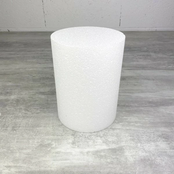 Meilleure affaire 🤩 Lealoo® Cone Polystyrène Cylindre En Polystyrène Diam. 15 X Haut. 20 Cm, Colonne En Styropor Blanc Pour Présentoir, De Densit ⭐ – Image 3