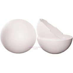 Tout neuf 🎉 Lealoo® Lot 2 Grandes Boules Polystyrène 50 Cm, Séparables, Sphères Creuses Sécables En Styropor Blanc Densi 😀
