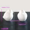Remise 🌟 Lealoo® Supports Divers En Polystyrène Oiseau Dodu En Polystyrène, Hauteur 10 Cm, Diamètre 8 Cm 😉