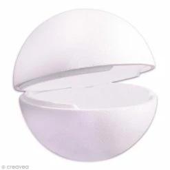 De gros 🎁 Rayher Boules Polystyrène Boule Polystyrène - 2 Demi-sphères - 30 Cm 💯