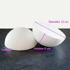 Les meilleures critiques de ❤️ Lealoo® Boules Polystyrène Lot De 2 Demi-Sphères De 12 Cm De Diamètre, Dômes Pleins En Polystyrène De 6 Cm De Haut ⭐