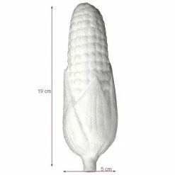 Remise ✨ Lealoo® Supports Divers En Polystyrène Épis De Maïs En Polystyrène, Dim. 19 X 5 Cm, Légume Estival à Décorer Et Customiser 👏