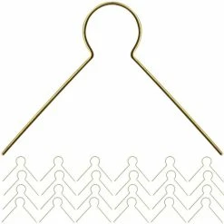 Bon marché 🤩 Graine Créative Déco à Suspendre Diverses Attache Pour Polystyrène Laiton X 25 🛒