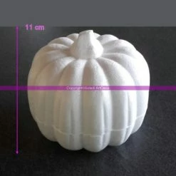 Bon marché 🔥 Lealoo® Supports Divers En Polystyrène Citrouille En Polystyrène Blanc De 11 Cm, A Customiser Pour 🦇 Halloween Ou Automne 🎉