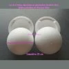 Coupon 🎉 Lealoo® Boules Polystyrène Lot De 2 Boules Séparables En Polystyrène Diamètre 15cm, Sphères Sécables En Styropor Blanc 😀