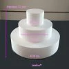 Remise 🎉 Lealoo® Cone Polystyrène Petite Pièce Montée En Polystyrène, Base Ø 30cm à 10cm, 3 Disques 🧨