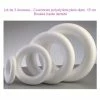 De gros 🎉 Artif Anneau Polystyrène Lot De 3 Anneaux / Couronnes Polystyrène Plein Diam. 15 Cm, Bouée Haute Densité 👏