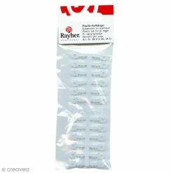 Sortie 🌟 Rayher Boule Plastique Transparente Système De Suspension Pour Boules En Plastique X 24 ❤️