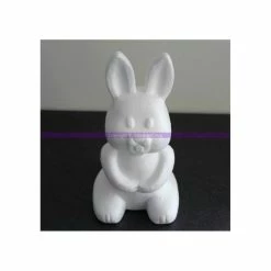 Top 10 🔔 Artif Supports Divers En Polystyrène Lapin En Polystyrène, Hauteur 24 Cm, Assis Sur Les Pattes Arrières 💯