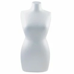 Sortie 🎁 Rayher Supports Divers En Polystyrène Buste Mannequin Femme Haut. 50cm, Larg. 21cm, Prof. 14cm, En Polystyrène Plein, Torse En Styr ✔️