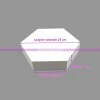 Top 10 ✔️ Lealoo® Supports Divers En Polystyrène Socle Plat Hexagonal 2D Polystyrène, Largeur 25cm, 6 Cotés à 12,5cm, épa 😍