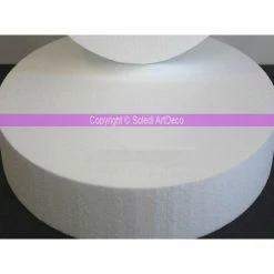 De gros 🛒 Lealoo® Disque Polystyrène Disque XXL épaisseur 10 Cm, Diamètre 80 Cm, Polystyrène Pro Haute Densit&eacute 🥰