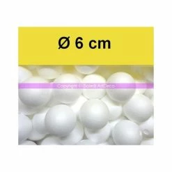 Budget 🔥 Lealoo® Lot De 20 Boules Polystyrène Styropor Diam. 6 Cm/60mm 🛒