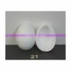 Acheter 🔔 Lealoo® Grand Oeuf Polystyrène 21 Cm, Séparable, Densité Supérieure 🎁
