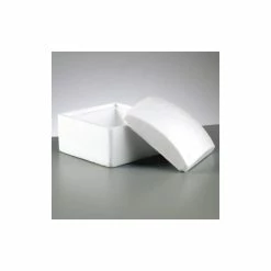 Vente flash ⌛ Artif Supports Divers En Polystyrène Boite Carrée Avec Couvercle, Côté 13cm Et Haut. 10cm, En Polystyrène ⭐