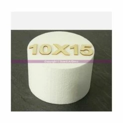 Budget 🔥 Lealoo® Disque Polystyrène Disque épaisseur 10 Cm, Diamètre 15 Cm, Polystyrène Pro Haute Densité, 2 ⌛