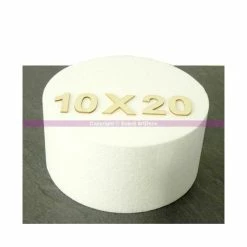 Sortie 😍 Lealoo® Disque Polystyrène Disque épaisseur 10 Cm, Diamètre 20 Cm, Polystyrène Pro Haute Densité, 2 🌟