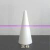 Sortie 🎉 Lealoo® Cone Polystyrène Cône Polystyrène, Hauteur 28 Cm, Diamètre De Base 12 Cm ✔️