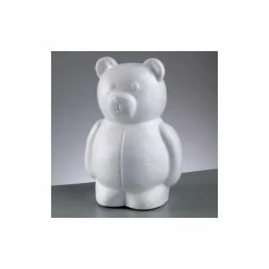 Meilleur prix 🤩 Efco Supports Divers En Polystyrène Ourson En Polystyrène, Hauteur 25 Cm ✔️