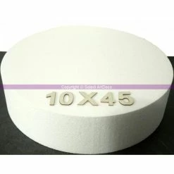 Bon marché ✨ Lealoo® Disque Polystyrène Disque épaisseur 10 Cm, Diamètre 45 Cm, Polystyrène Pro Haute Densité, 2 ✨