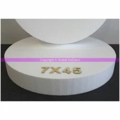 De gros ⭐ Lealoo® Disque Polystyrène Disque épaisseur 7 Cm, Diamètre 45 Cm, Polystyrène Pro Haute Densité, 28 😀