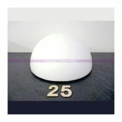 Le moins cher 🔔 Lealoo® Boules Polystyrène Demi-Sphère De 25 Cm De Diamètre, Dôme Creux En Polystyrène 🎁