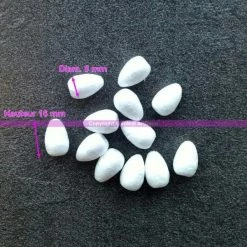 Les meilleures critiques de 👍 Lealoo® Supports Divers En Polystyrène Lot De 12 Petits Bourgeons En Polystyrène De 16mm De Haut, Cellbuds En Styropor Blanc Pour Fl 🛒