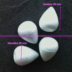 Les meilleures critiques de ✨ Lealoo® Supports Divers En Polystyrène Lot De 4 Bourgeons En Polystyrène De 35mm De Haut, Cell Bud Styropor Blanc Pour Fleur ❤️