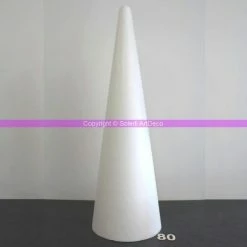 Le moins cher 👍 Lealoo® Cone Polystyrène Cône Géant En Polystyrène EM Hauteur 80 Cm Soit 800 Mm, Densité Sup&eacut 👏