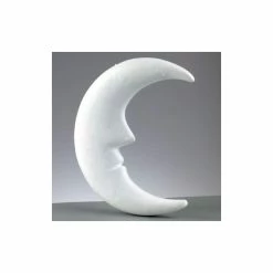 Remise 🛒 Efco Supports Divers En Polystyrène Croissant De Lune En Polystyrène, 23 Cm, Densité Supérieure ✨