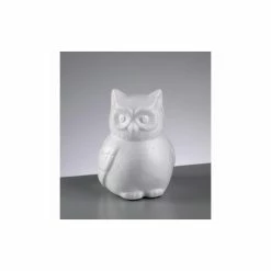 Nouveau 🎁 Efco Supports Divers En Polystyrène Hibou En Polystyrène, 13 Cm, Densité Supérieure 🎁
