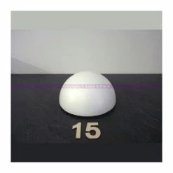 Offres 😀 Lealoo® Boules Polystyrène Demi-Sphère De 15 Cm De Diamètre, Dôme Creux En Polystyrène 👍