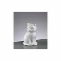 Nouveau 🎁 Efco Supports Divers En Polystyrène Chat Polystyrène Dim. 13 Cm, Densité Supérieure 🤩