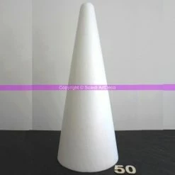 Top 10 ⌛ Lealoo® Cone Polystyrène Grand Cône Polystyrène EM Hauteur 50 Cm, Présentoir Géant Densité 🔥