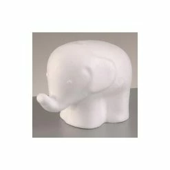 Le moins cher 🎉 Efco Supports Divers En Polystyrène Eléphant En Polystyrène, 14,5 Cm 🛒