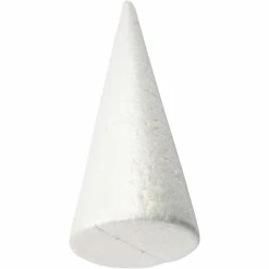 Budget 🎁 Creativ Company Cone Polystyrène Cône En Polystyrène à Décorer - 35 X 16 Cm - 1 Pce 🔥