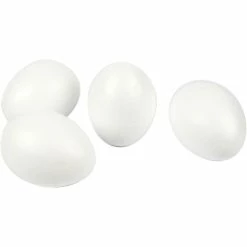 Coupon 😀 Creativ Company Oeuf Polystyrène Lot D'oeufs En Polystyrène - 10 Cm - 25 Pcs ✨