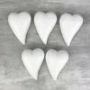 Top 10 🤩 Rayher Supports Divers En Polystyrène Lot De 5 Petits Coeurs Allongés En Polystyrène, Forme Goutte, 8x5,5 Cm, Bombé ⭐