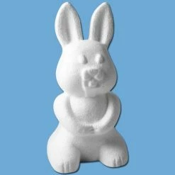 Promo 👏 Rayher Animaux De La Ferme à Décorer Lapin En Polystyrène 23 Cm 👏