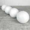 Coupon 🔥 Lealoo® Boules Polystyrène Lot De 4 Boules Pleines En Polystyrène Diamètre 15 Cm, Styropor Blanc Densité Professionnelle 👏
